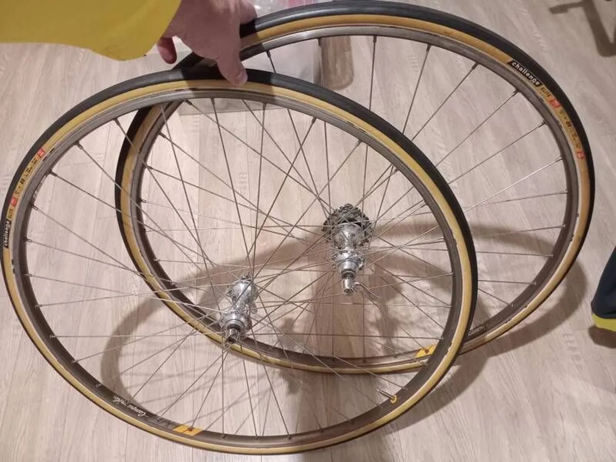 7 speed 80s tubular wheelset rim brake - Image 2