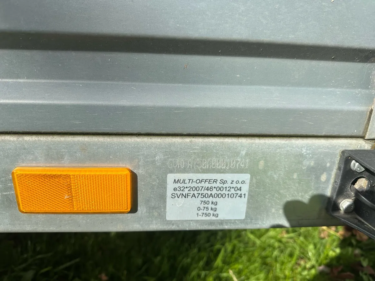 9 by 5 single axle trailer for sale - Image 2