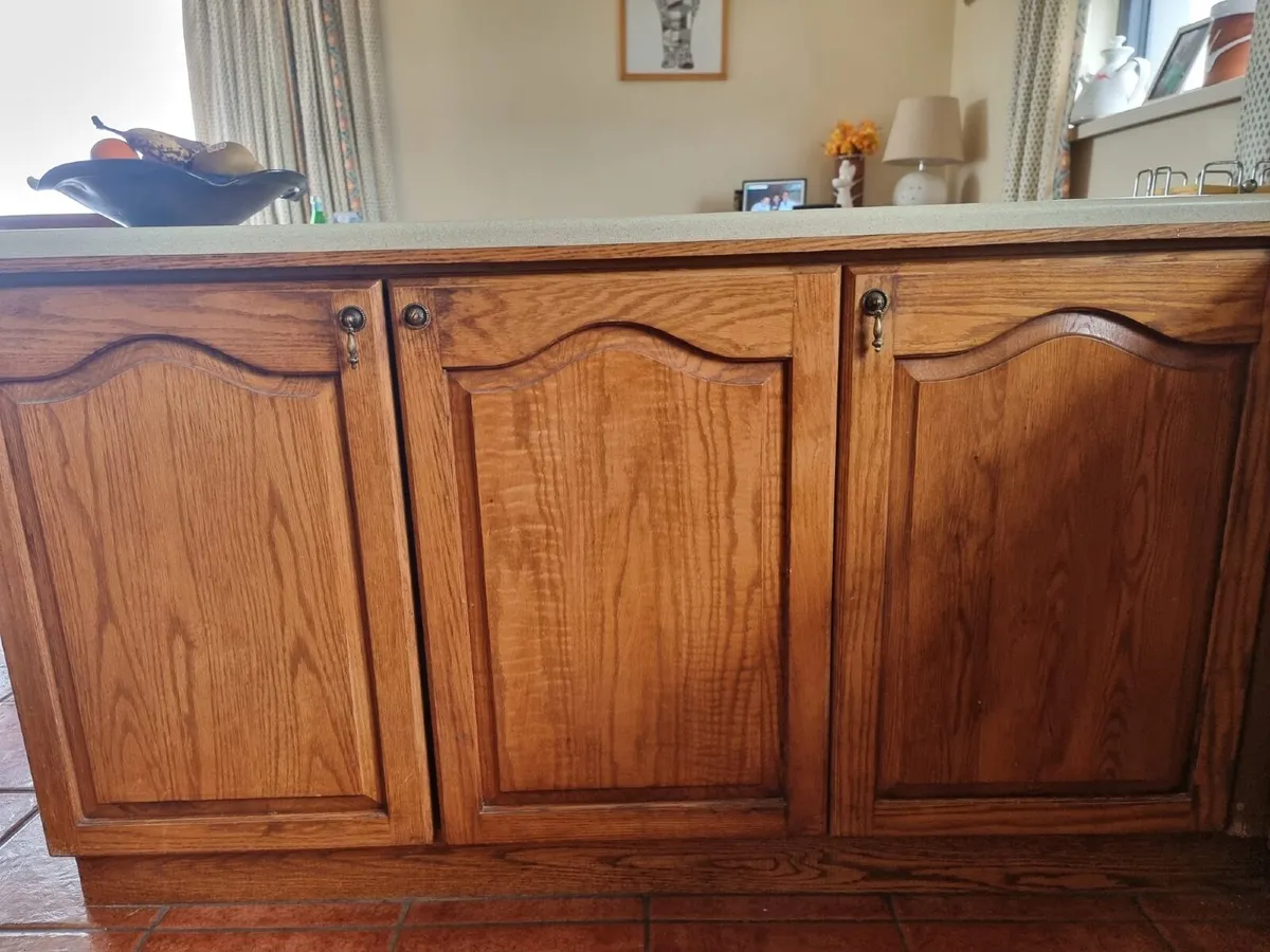 Solid Oak Kitchen Units - Image 4