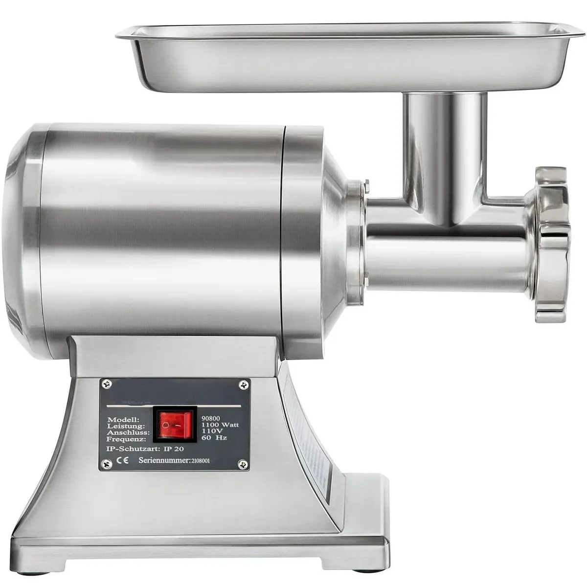 Meat Grinder 1100W High Capacity Stainless Steel - Image 3