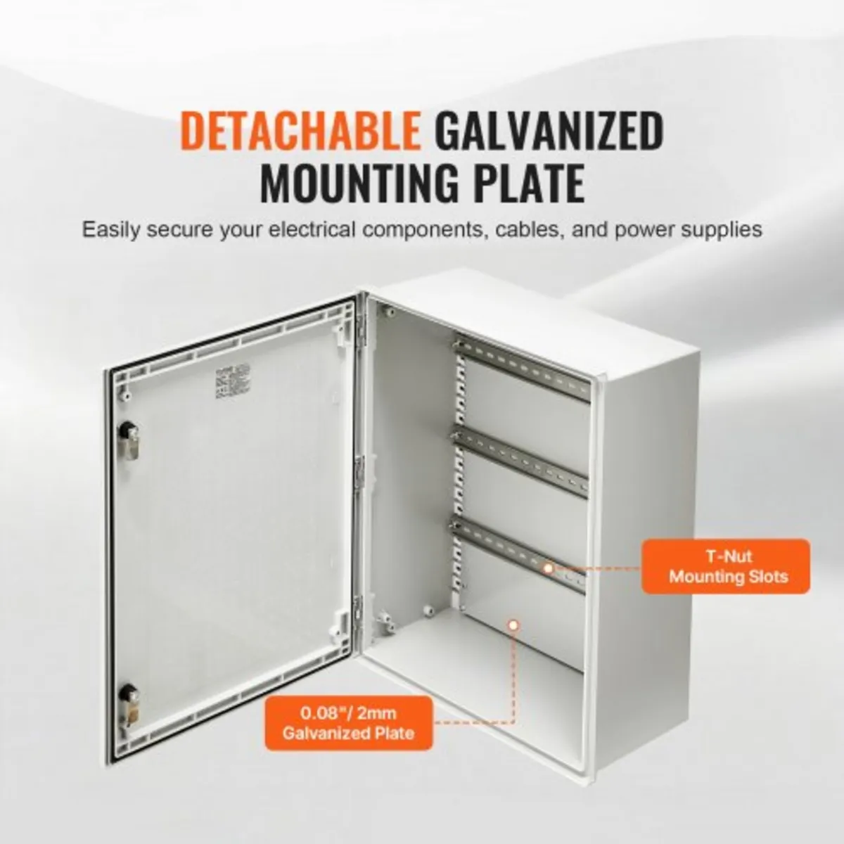 NEMA Steel Enclosure, 60x50x23 cm NEMA 4X Fibergla - Image 2