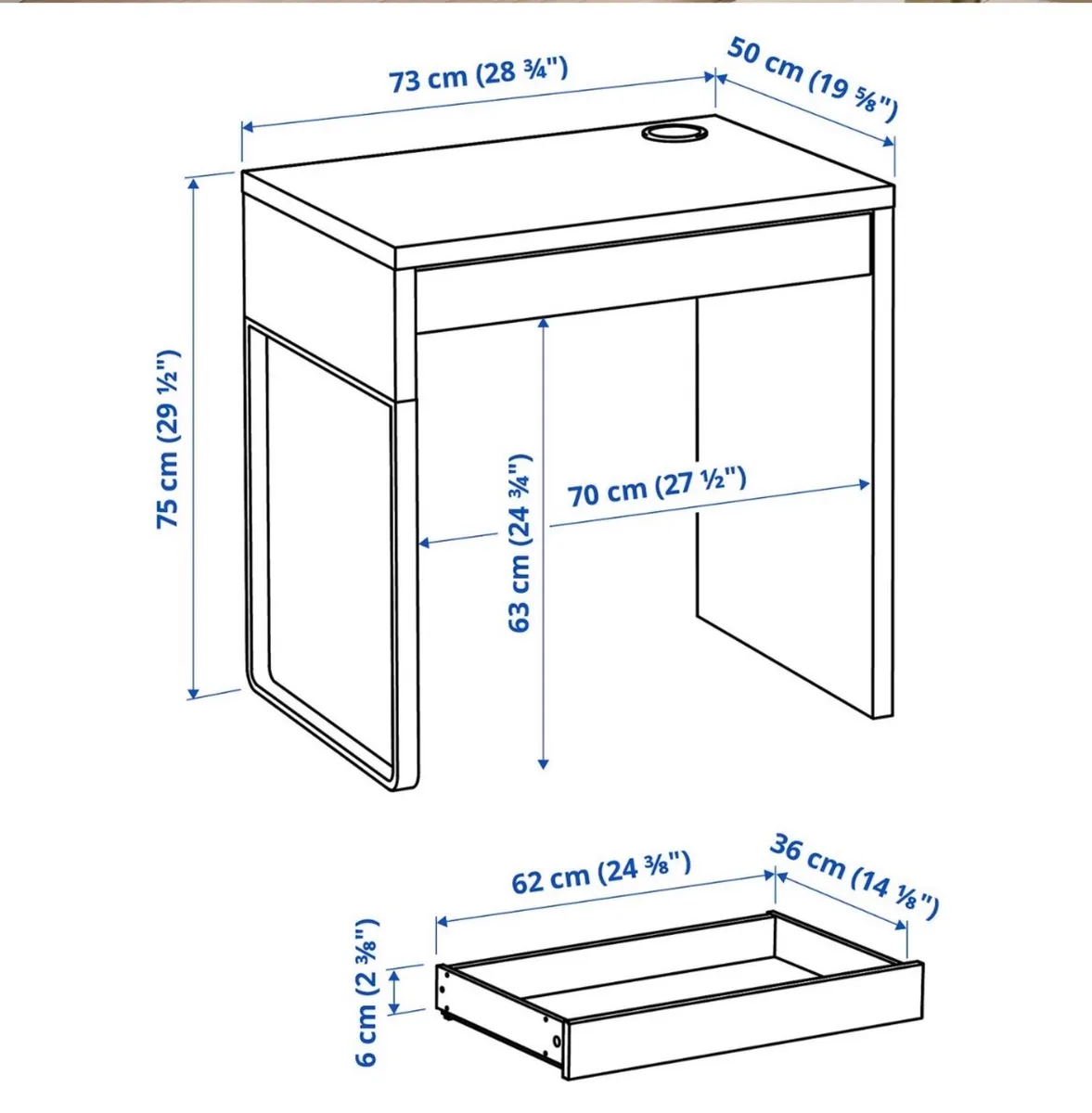 IKEA Micke desk - Image 4