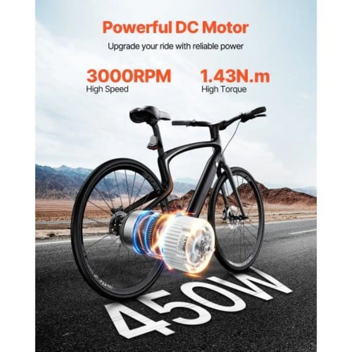450W Electric Brushed DC Motor Kit - 36V 3000rpm M - Image 2