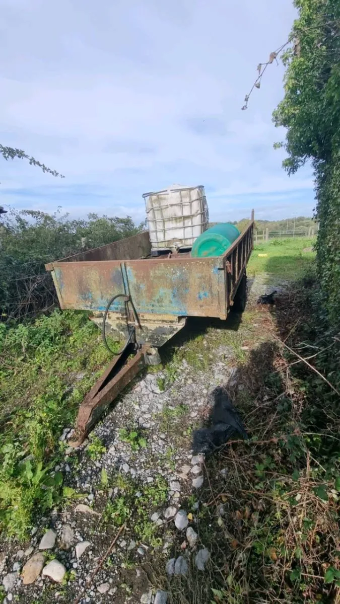 10x6 tipping trailer + car trailer + cow box - Image 1