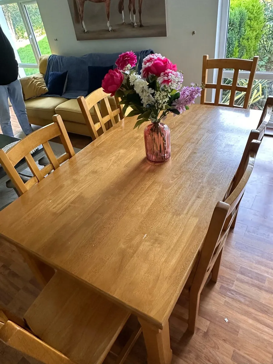 6 chair dining table set - Image 2