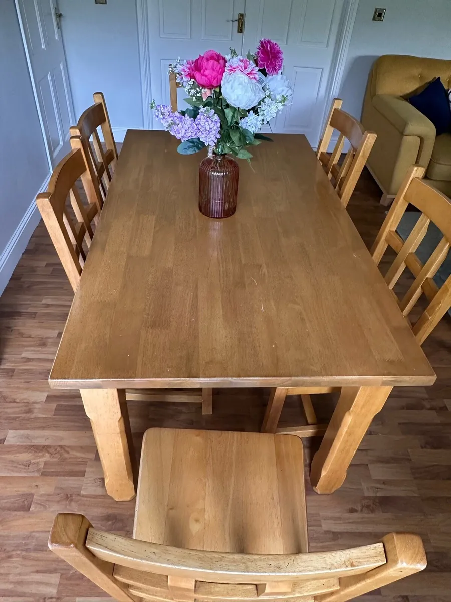 6 chair dining table set - Image 4