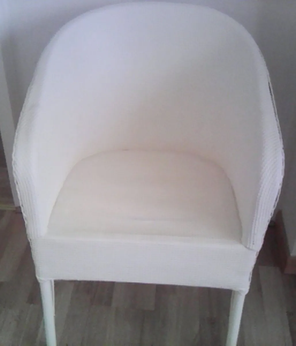 Lloyd Loom Chair plus stoage box - Image 1