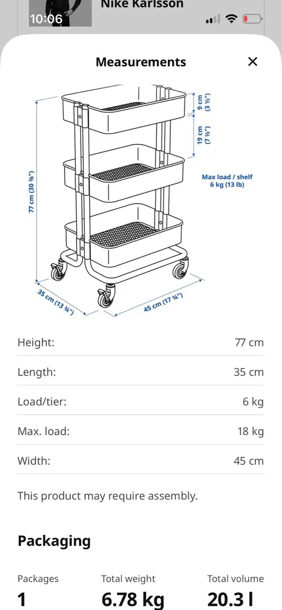 IKEA trolley - Image 2