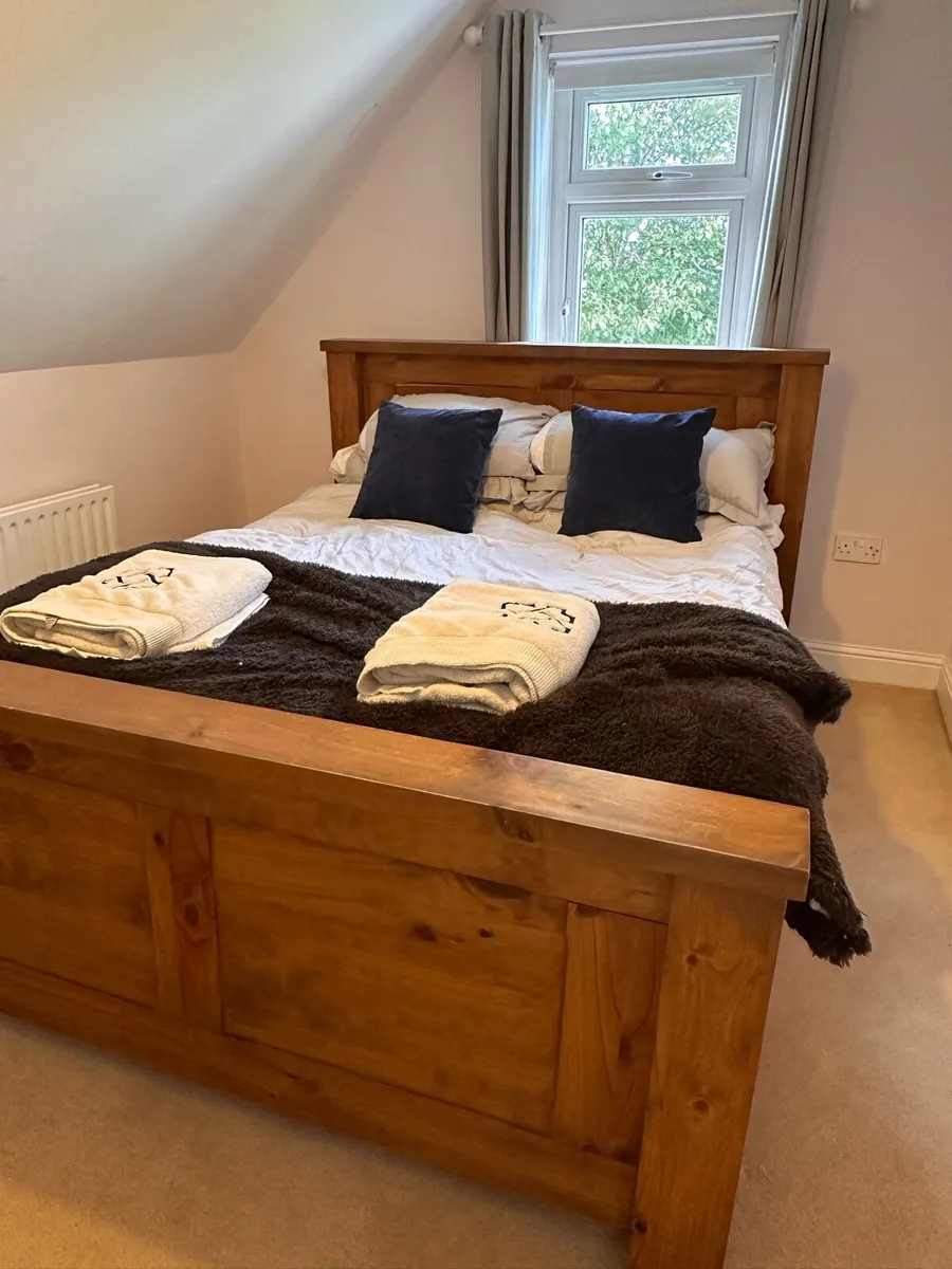 Wooden Double Bed frame - Image 1