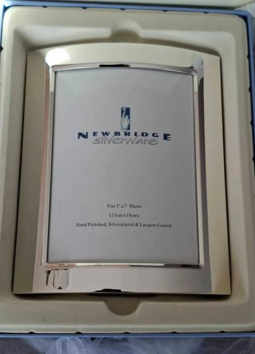 Newbridge Silverware Curved Photo Frame - Image 1