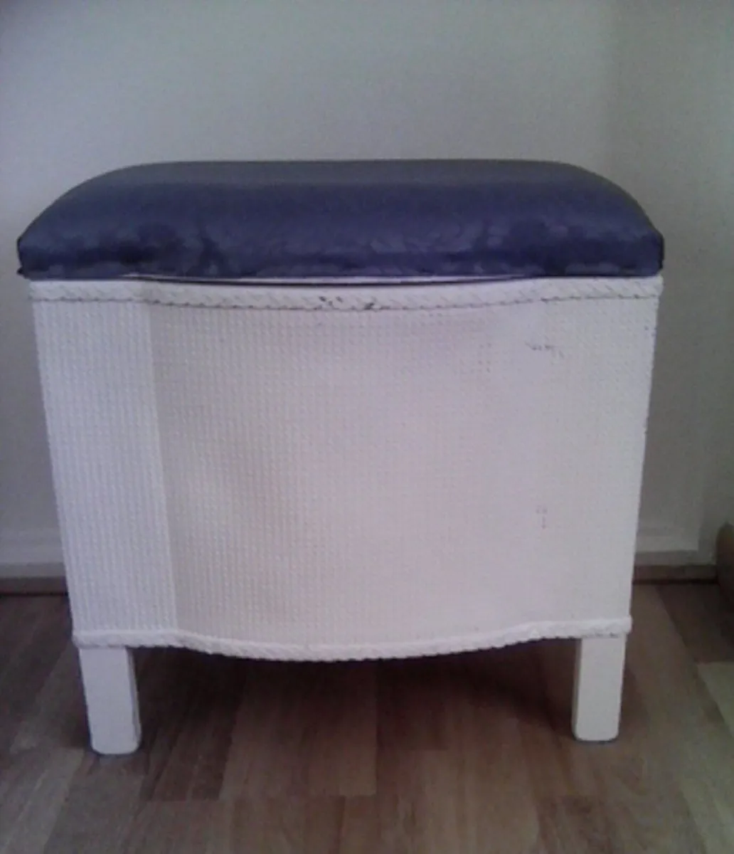Lloyd Loom Chair plus stoage box - Image 3