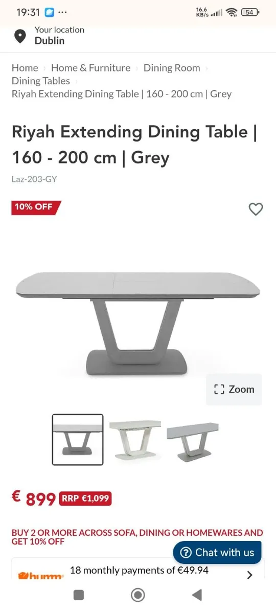 Dinning table