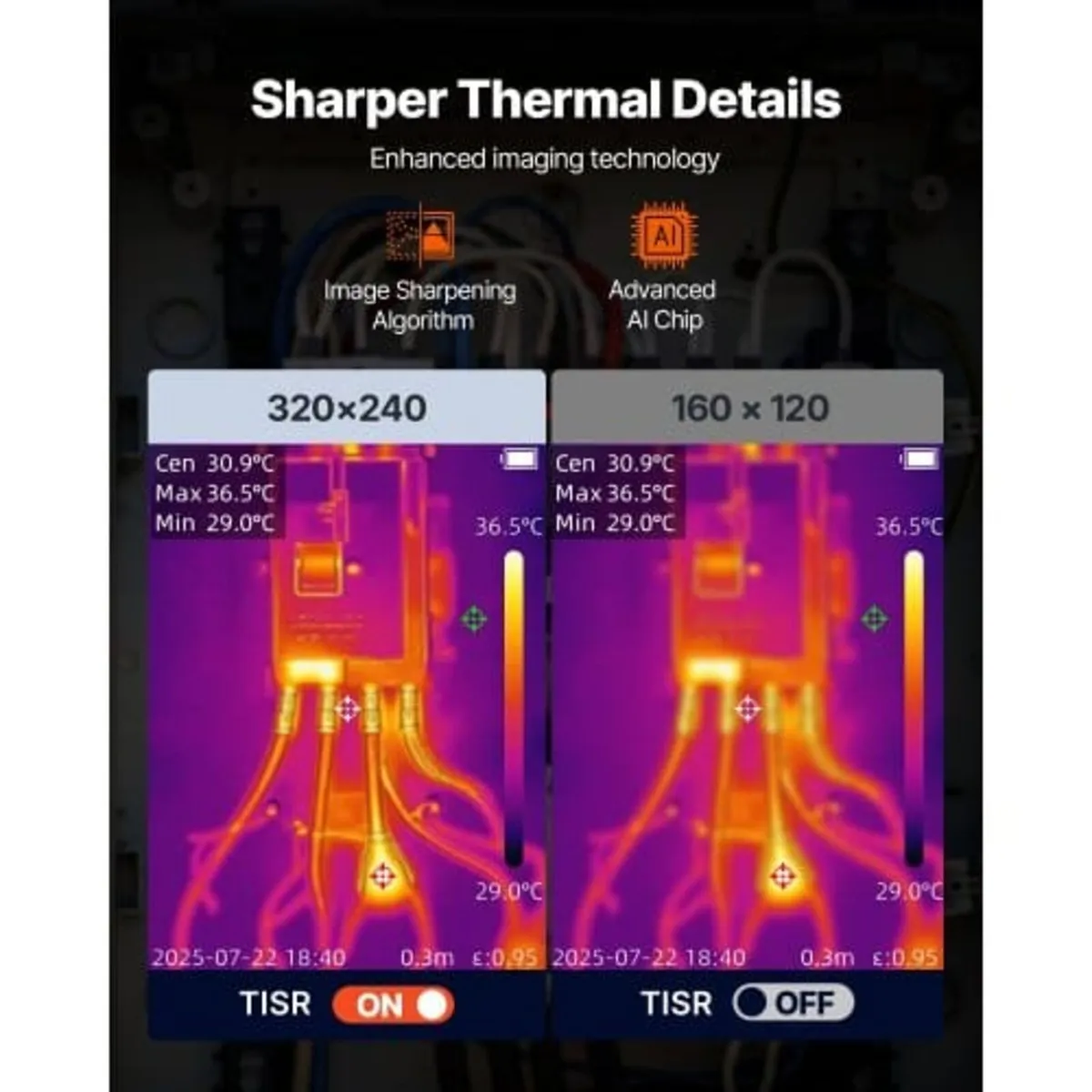 Thermal Camera, 320 x 240 TISR Super Resolution, T - Image 2