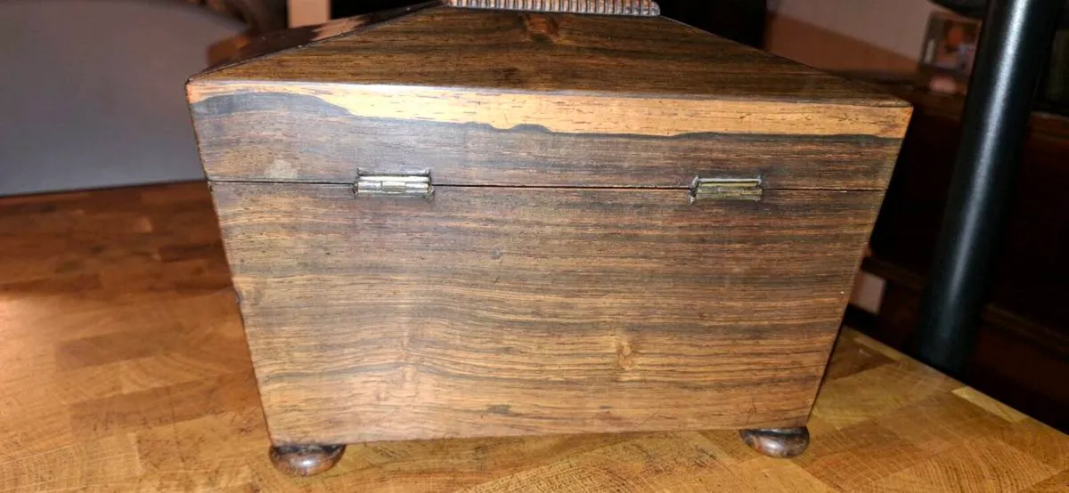 Antique Mahogany Box - Image 4