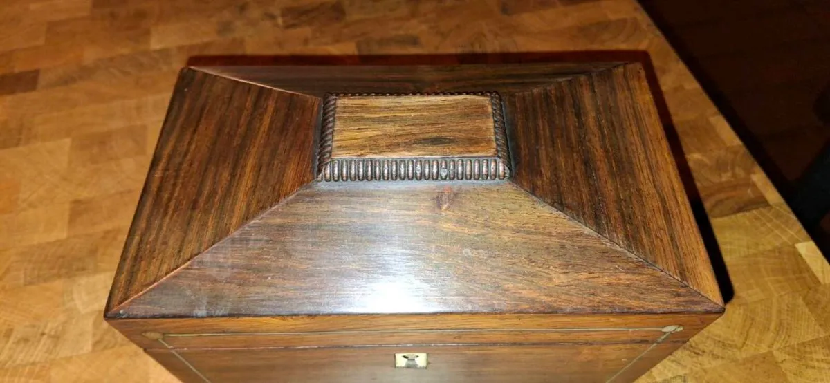 Antique Mahogany Box - Image 2