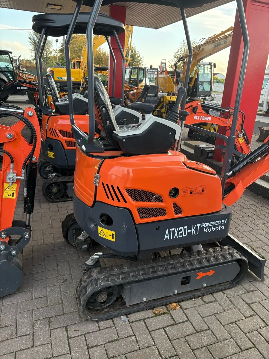 26 ATX Kubota powered 2t Mini digger - Image 1