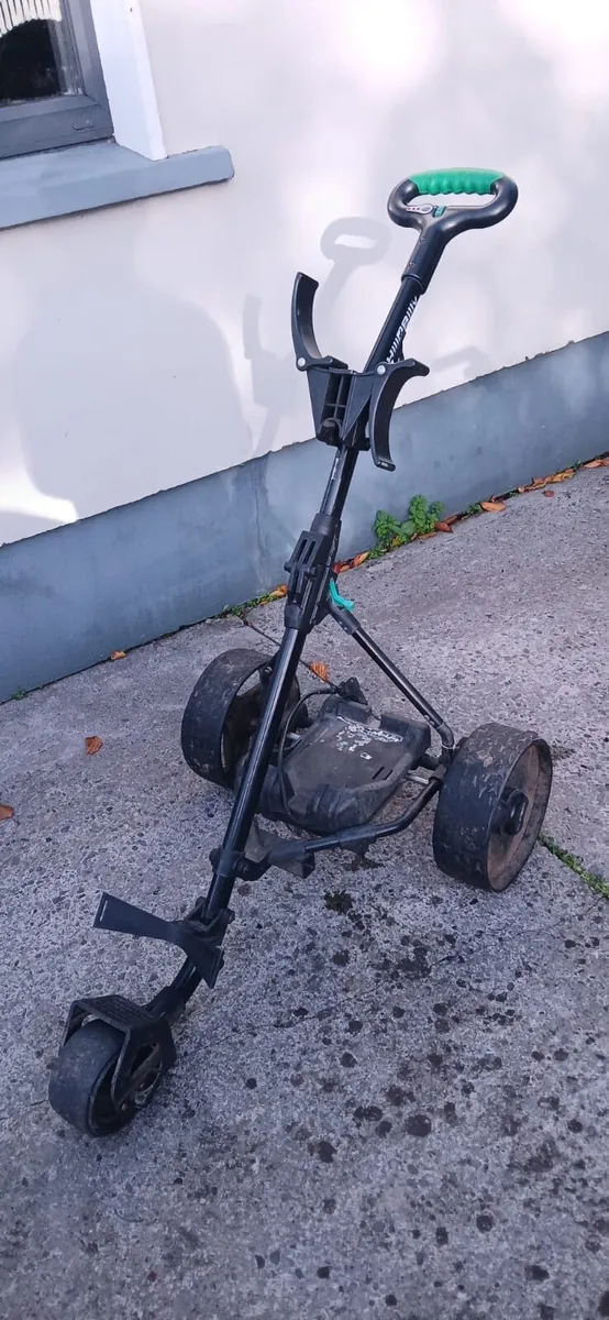 a selection of different golf trolleys - Image 2