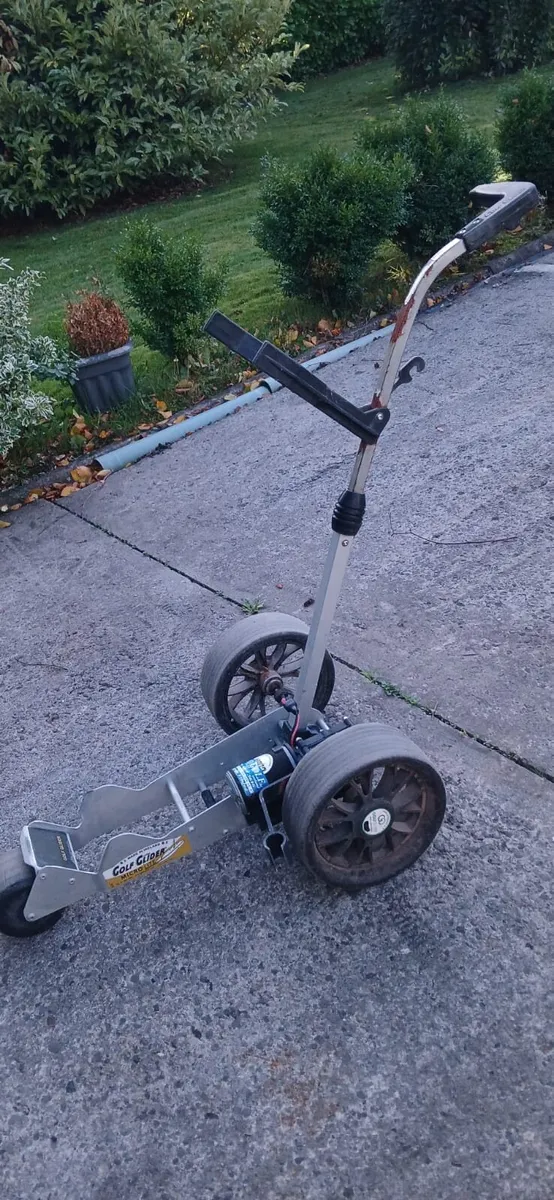 a selection of different golf trolleys - Image 4