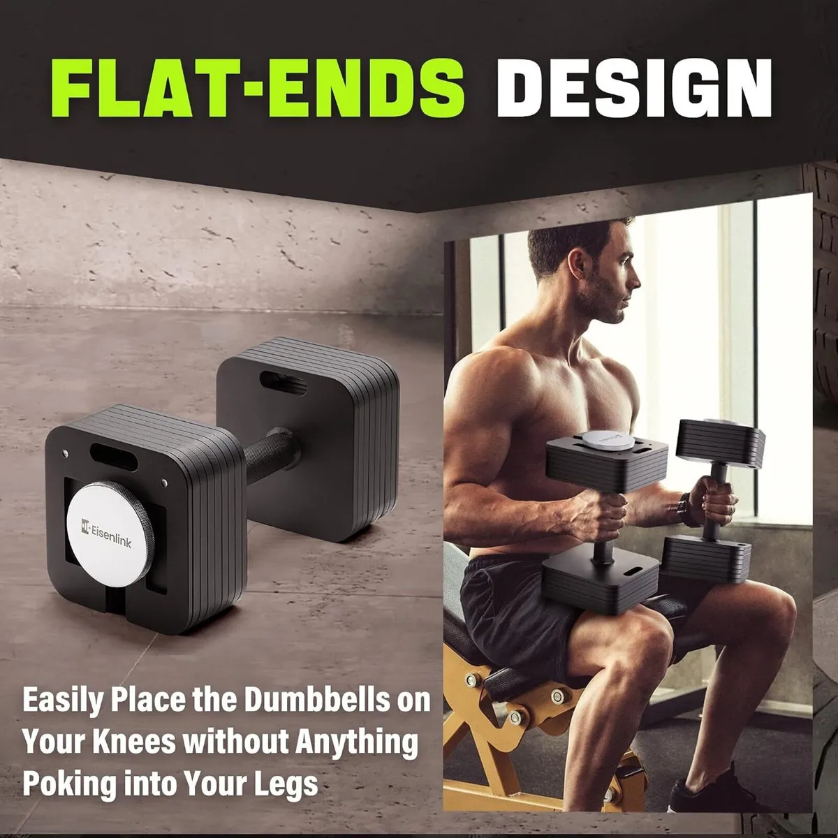 Eisenlink Adjustable Dumbbells 20kg - BRAND NEW - Image 2