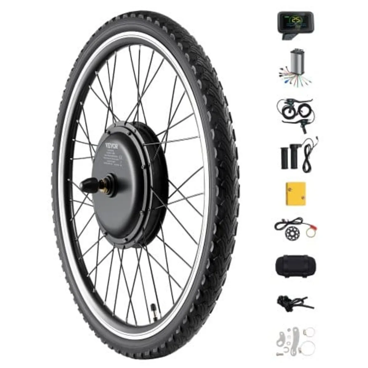 1000W Electric Bike Conversion Kit, 48V 420rpm 26" - Image 1