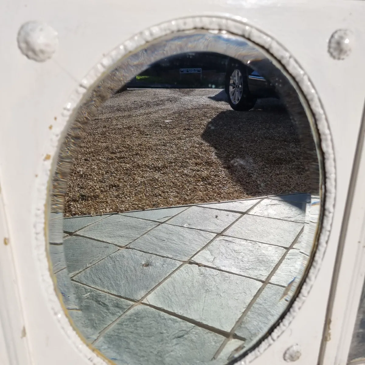 Vintage Edwardian 3-Panel Overmantel Mirror - Image 4