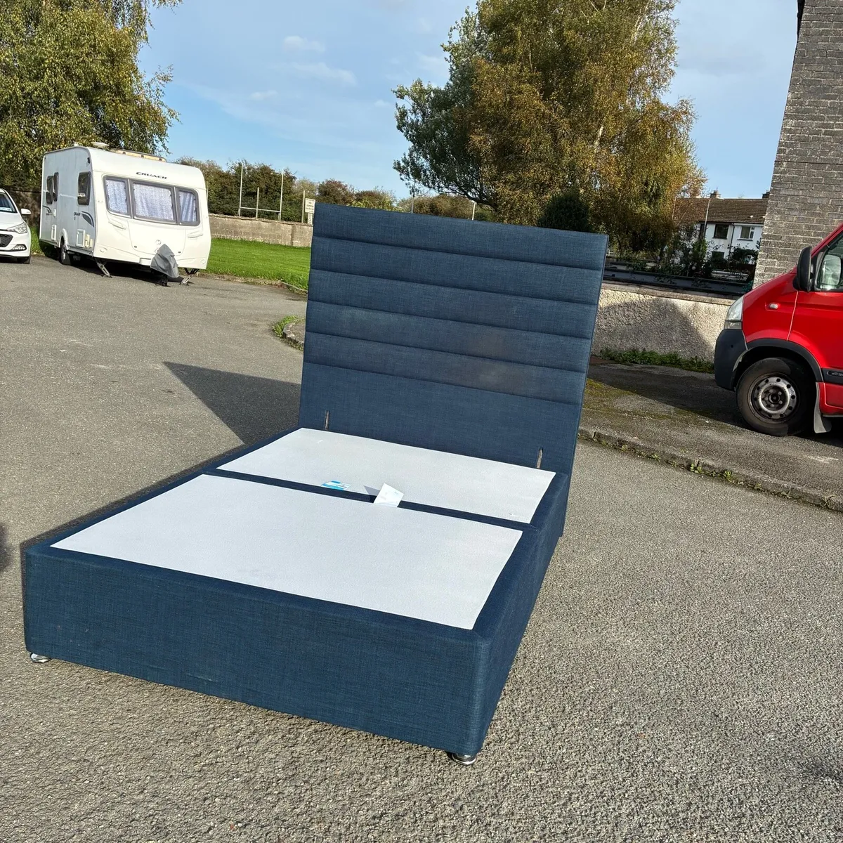 Double bed base & Tall Headboard - Image 2