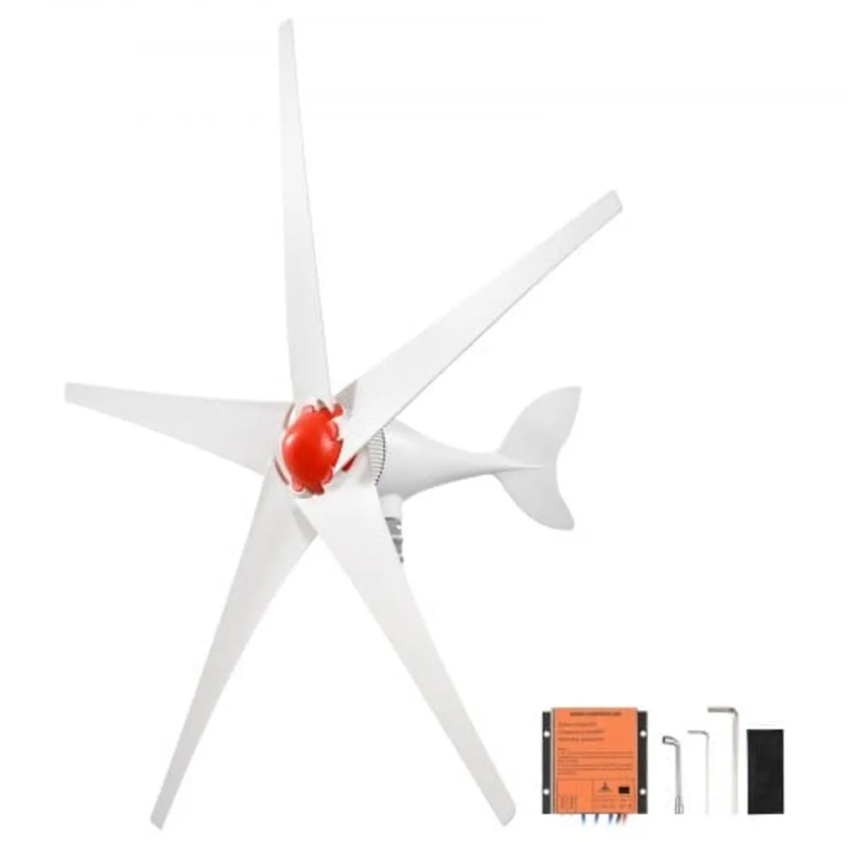 800W 12V Wind Turbine Generator, 5-Blade Wind Turb - Image 1