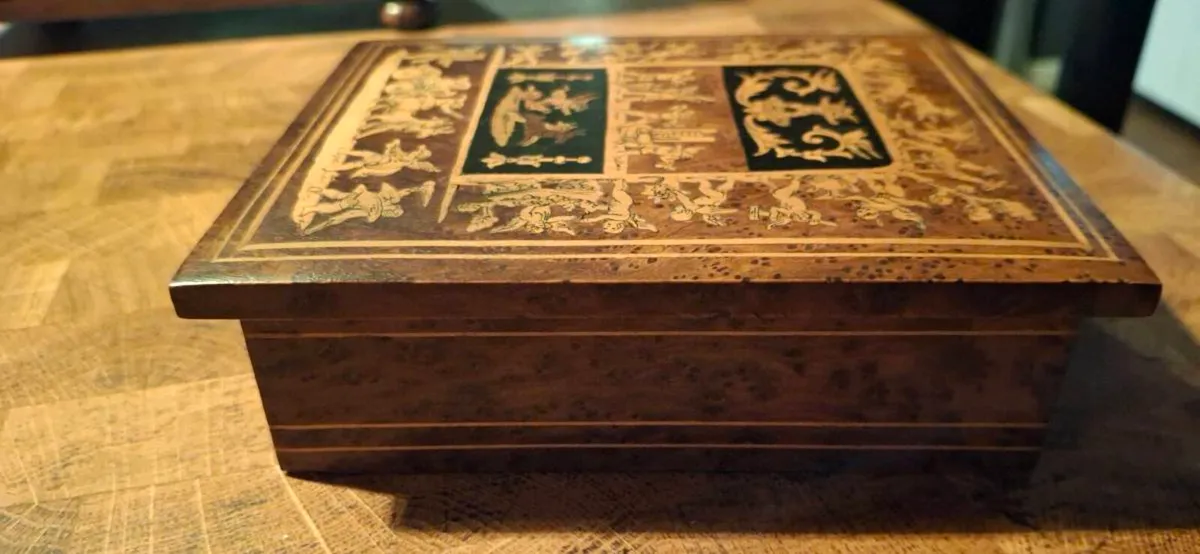Antique Inlaid Box - Image 2