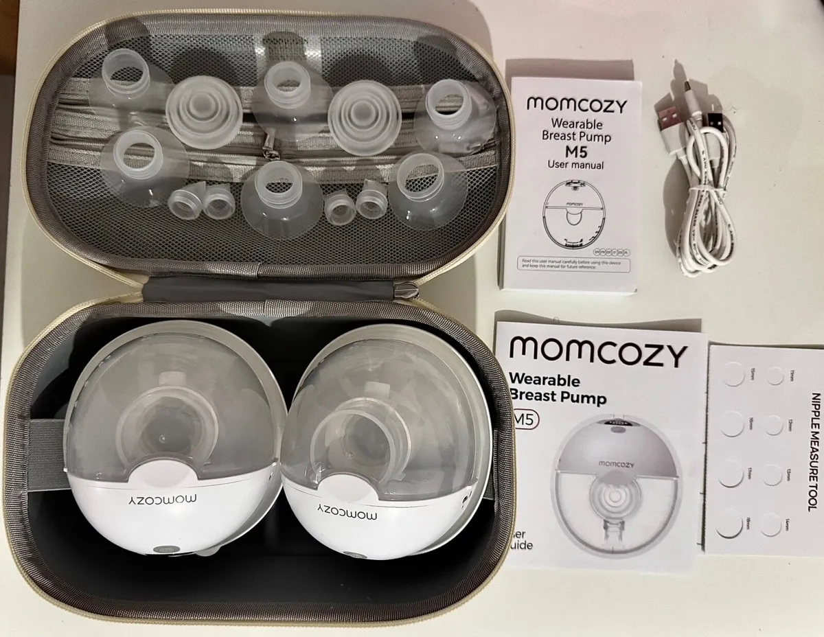 Momcozy M5 Wearable Breast Pump – Like New! - Image 3