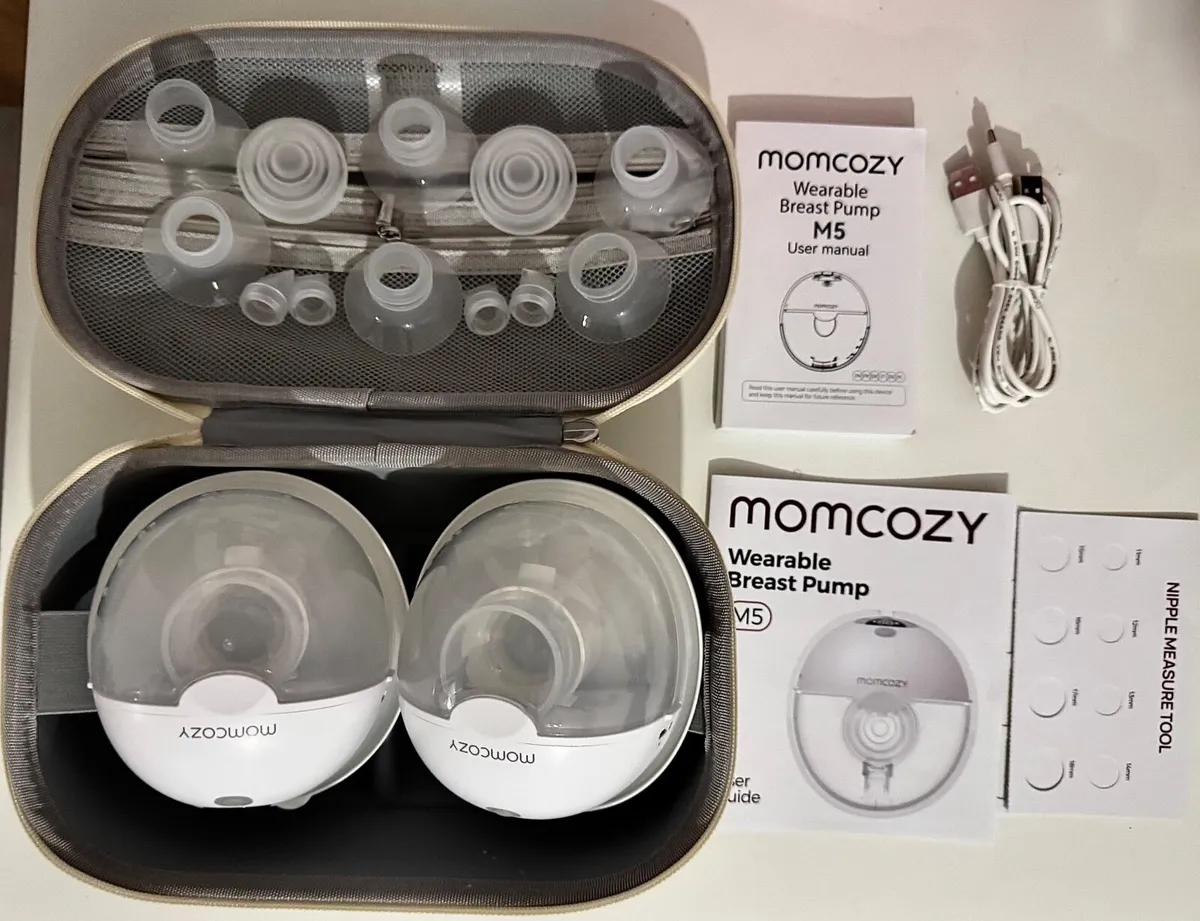 Momcozy M5 Wearable Breast Pump – Like New! - Image 4