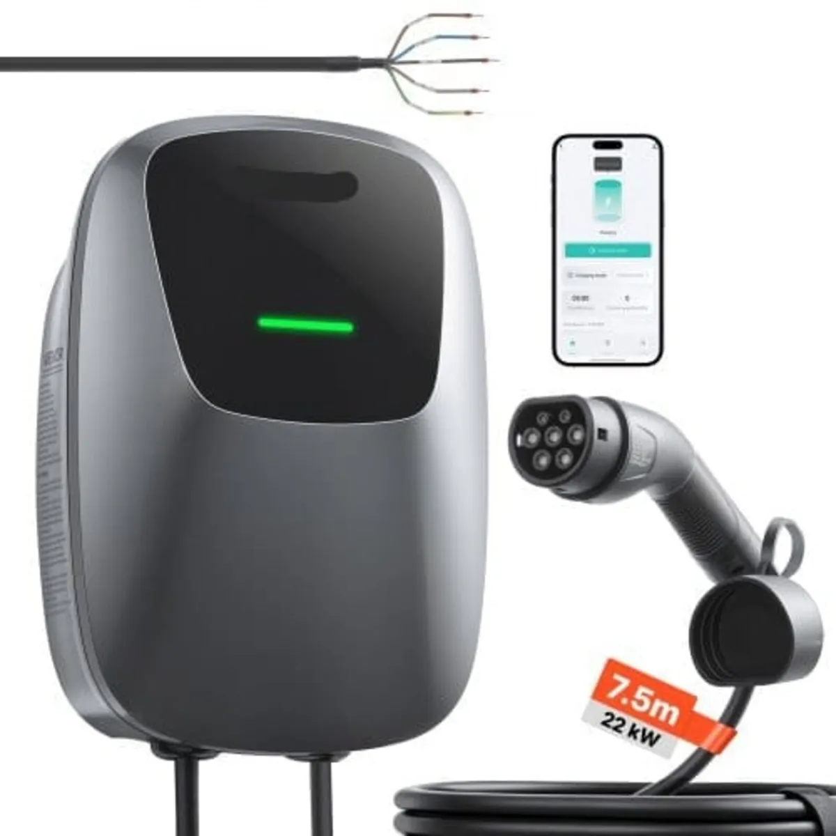 Electric Vehicle Charging Station 22kW Three-Phase - Image 1