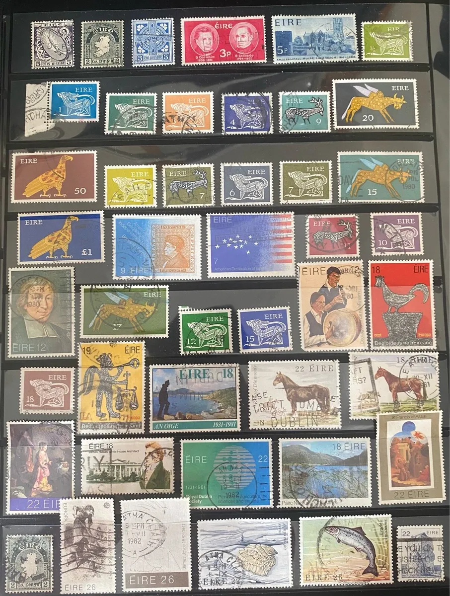 Ireland stamp lot - Image 1