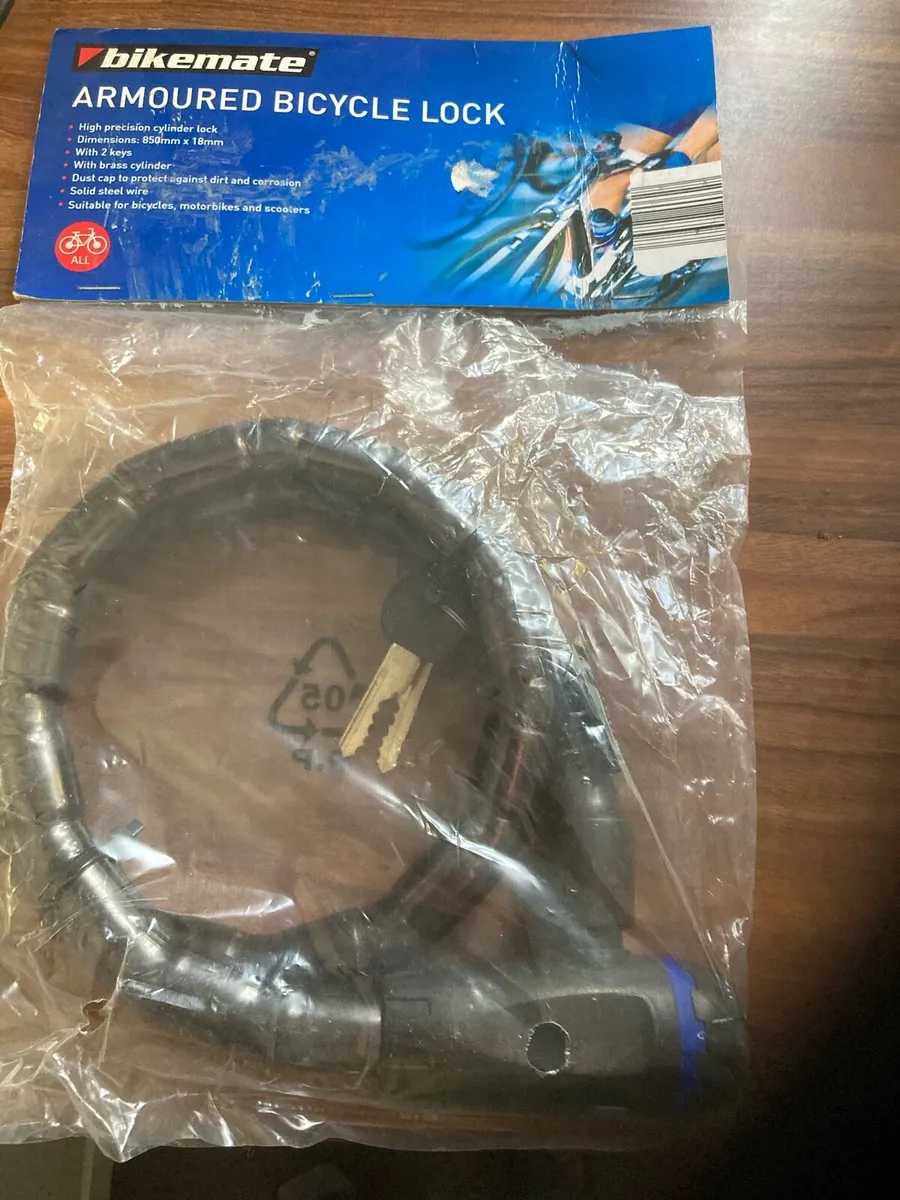 Bikemate Armoured Bicycle Lock – New in packaging