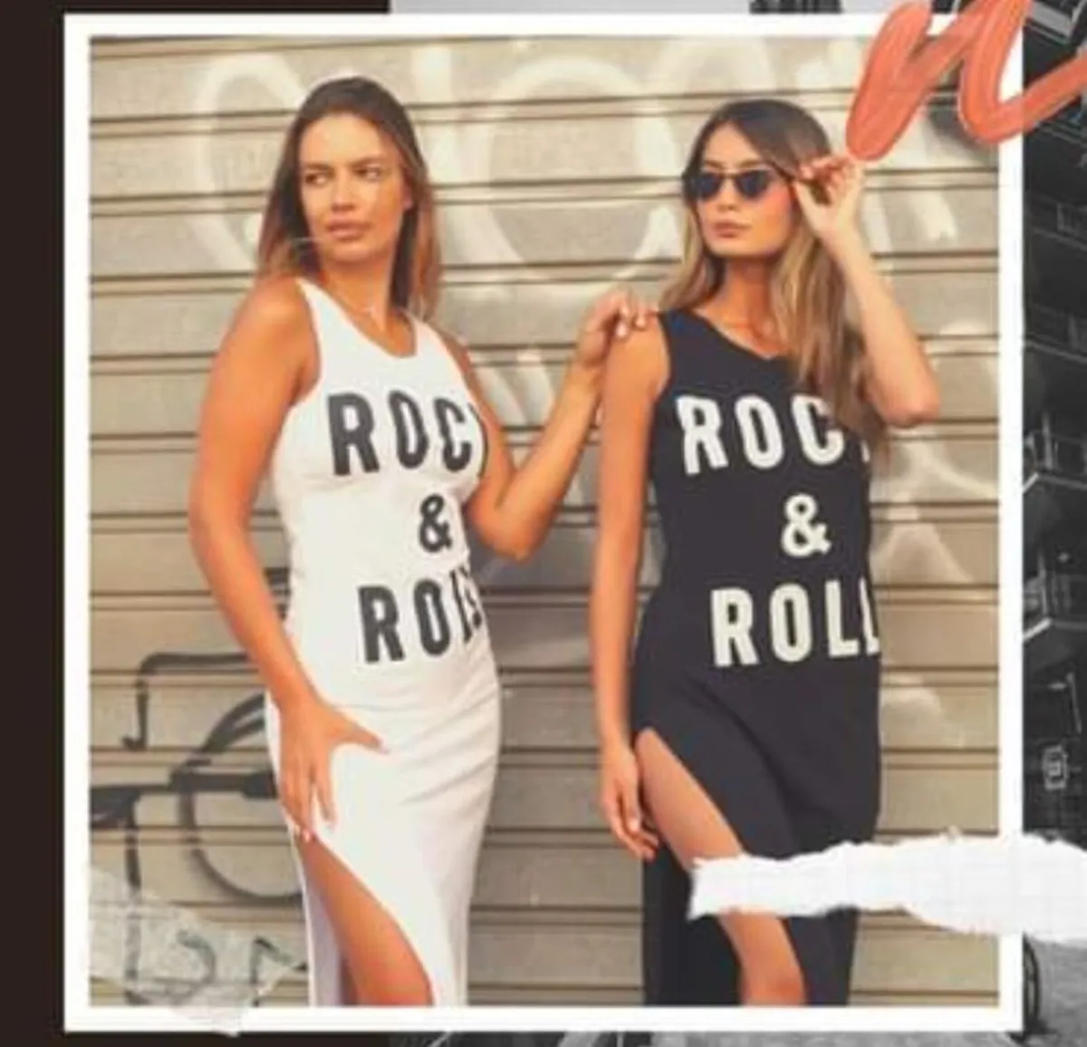 Long dress Rock & Roll White - Image 1