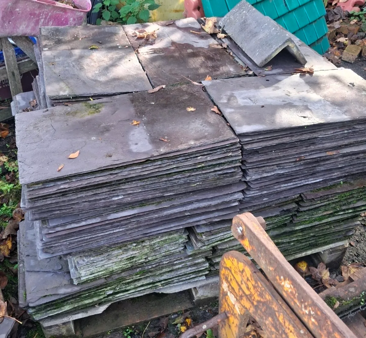 Grey slates
