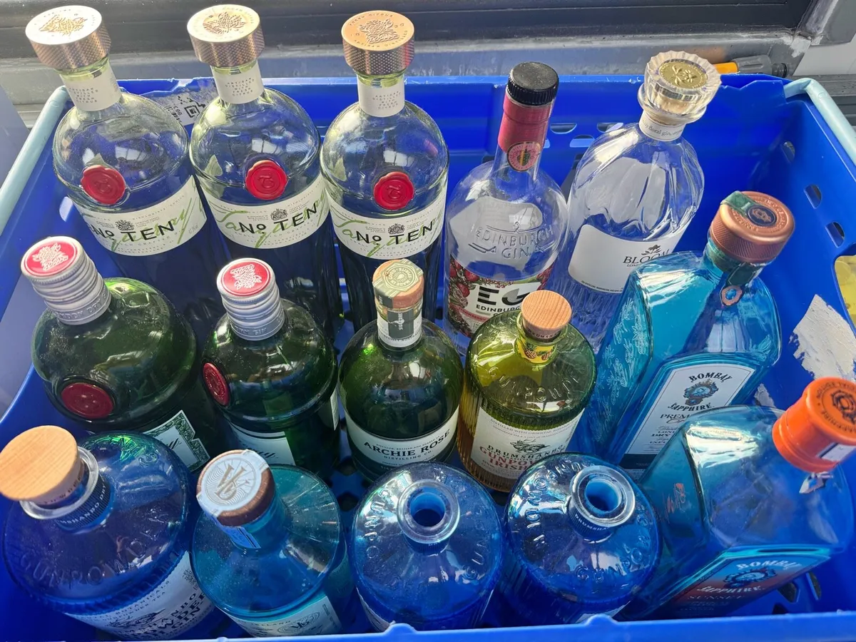 Gin bottles