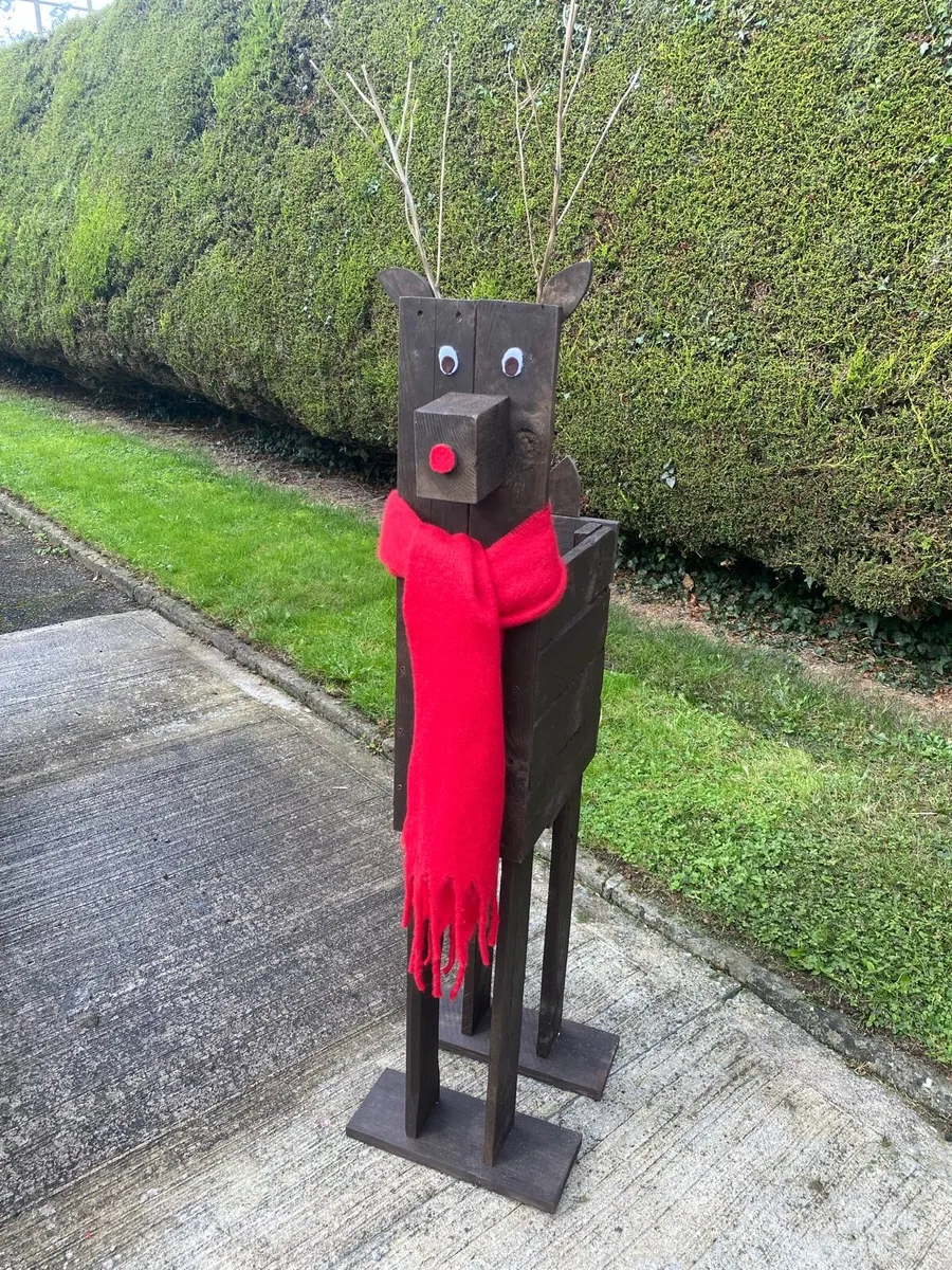 Handmade Christmas Garden decorations