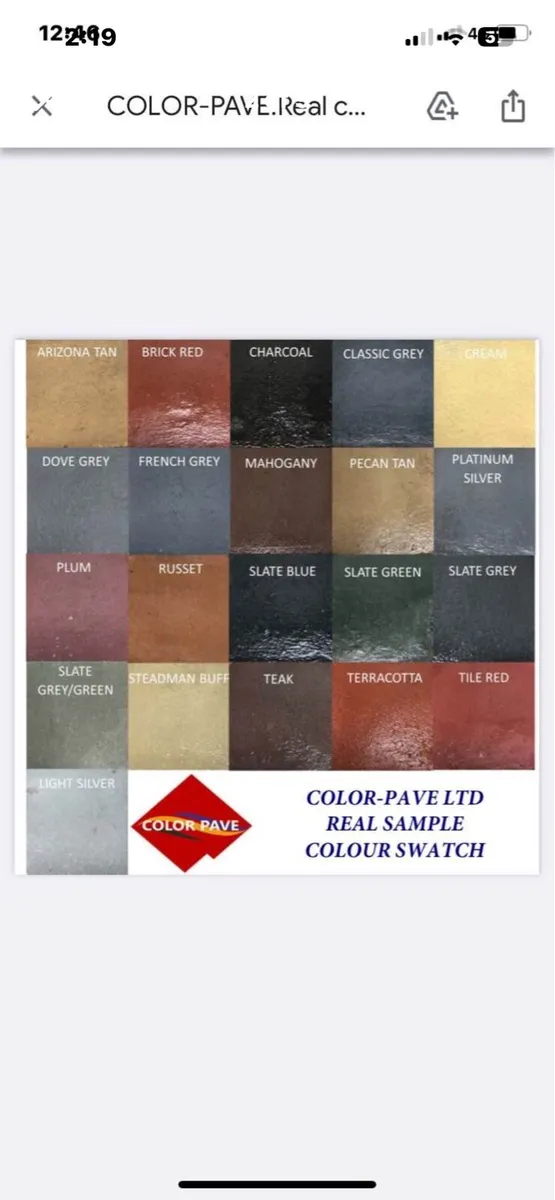 Coloured  imprinted concrete - Image 2