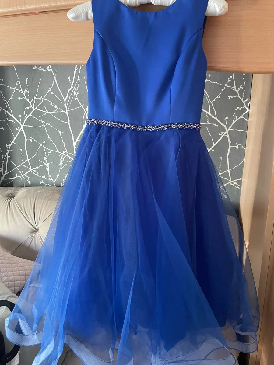 Royal blue Confirmation / flower girl dress - Image 1