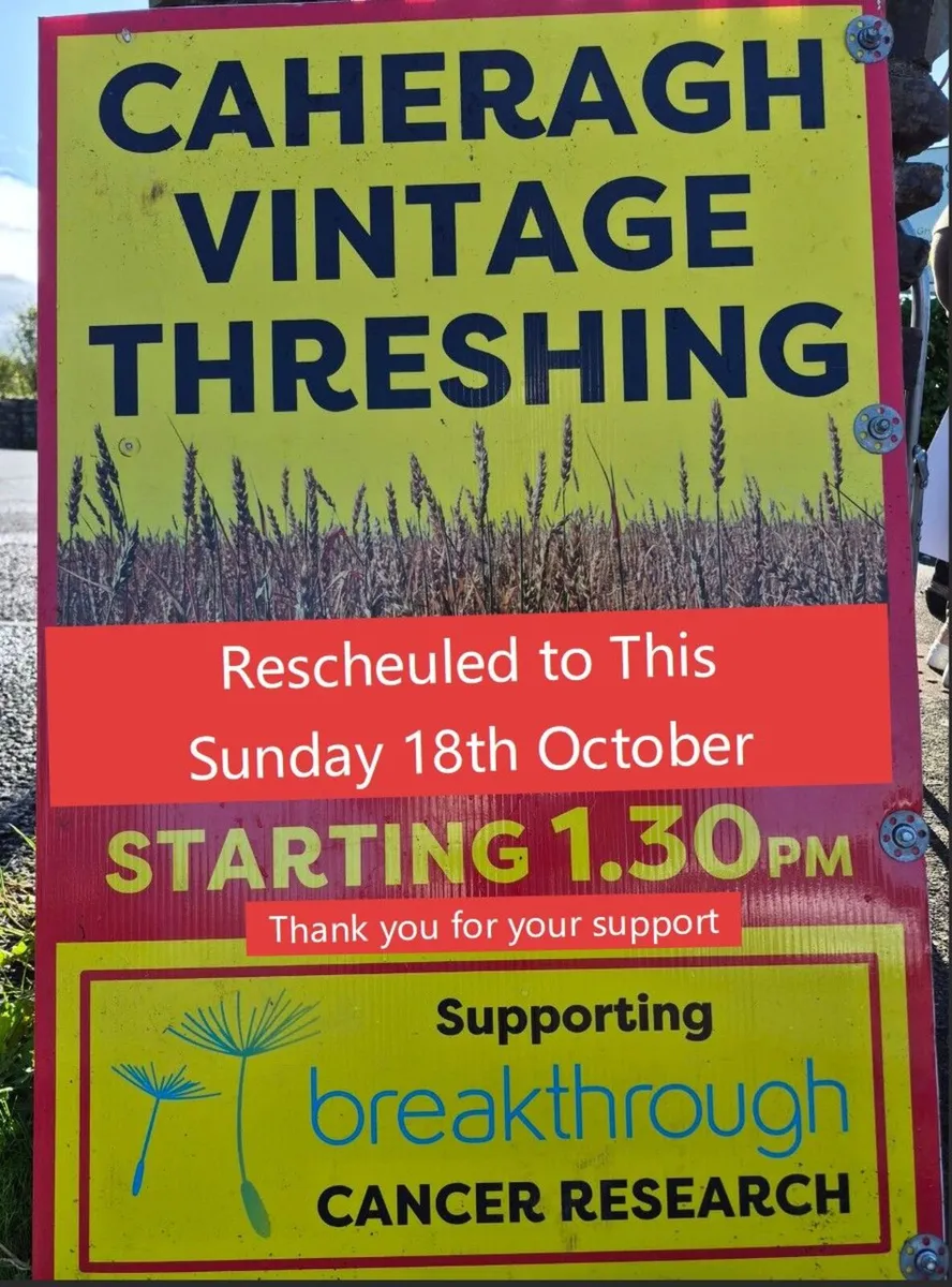 Caheragh Annual Threshing & Vintage  on Tomorrow - Image 2