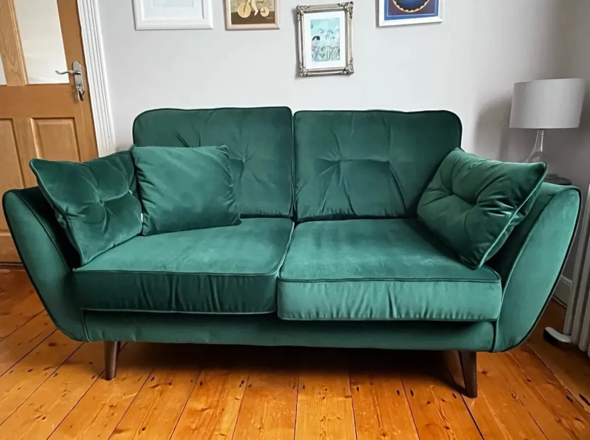 DFS - French Connection Couch + Snuggler - Image 2