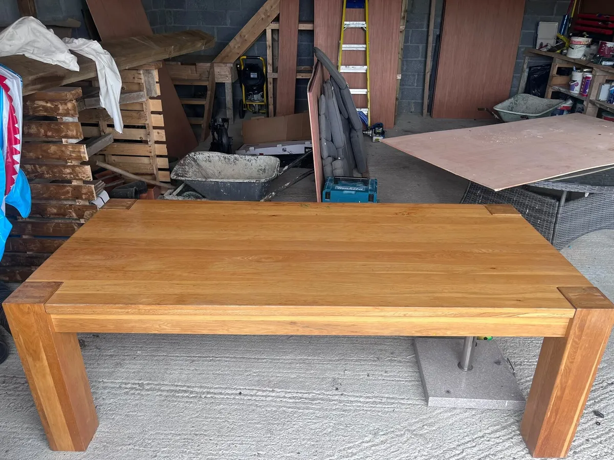 Oak table /chested drawers/ bedside lockers - Image 2