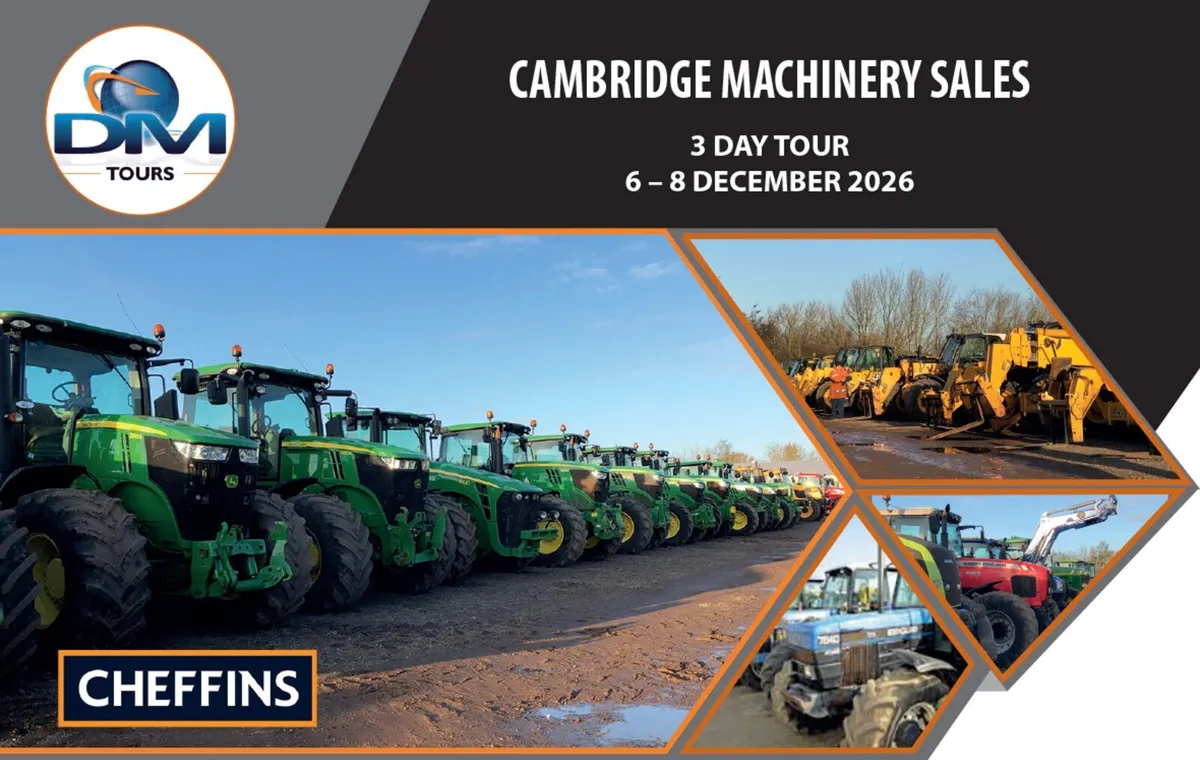 Coach tour to CAMBRIDGE MACHINERY SALES - Image 1
