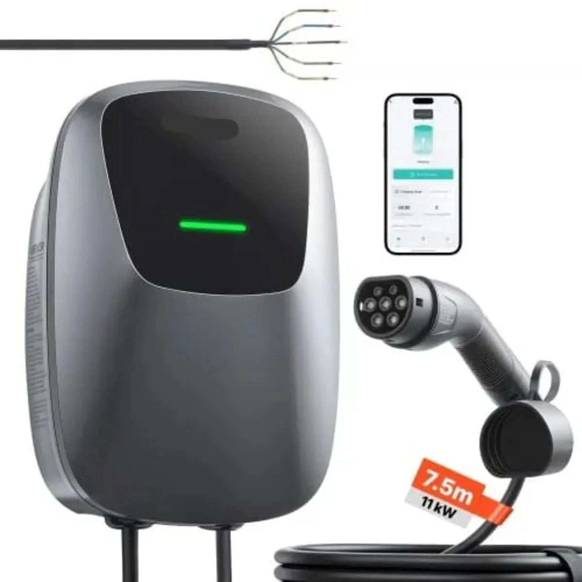 Electric Vehicle Charging Station 11kW Three-Phase - Image 1