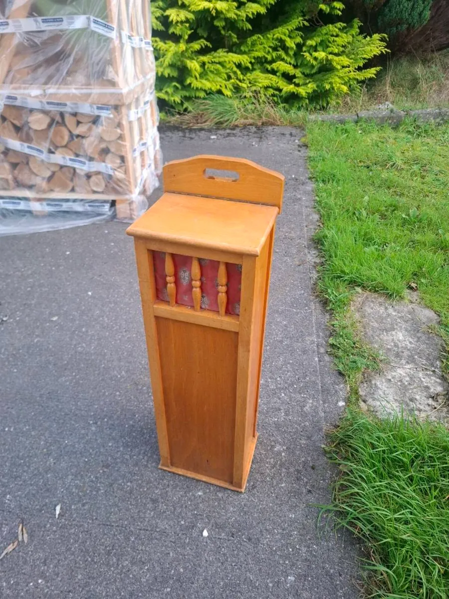 Tall wood bread box postage possible - Image 2