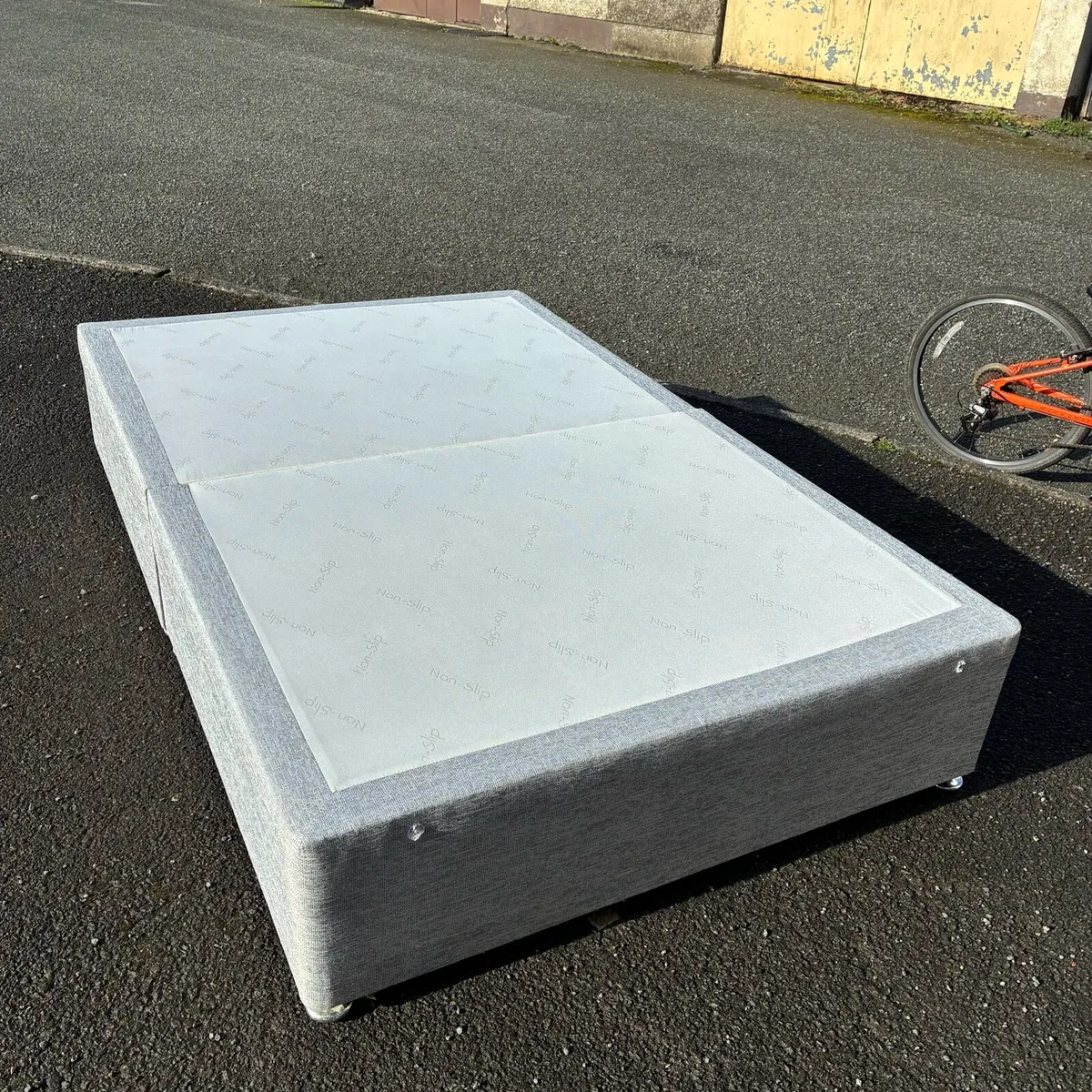 Grey 4ft Small Double base - Image 3