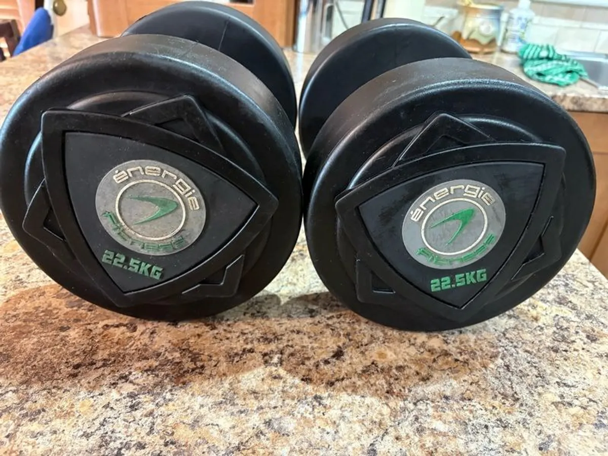 Rubber Hex / Round Dumbbells , Cheap! - Image 3