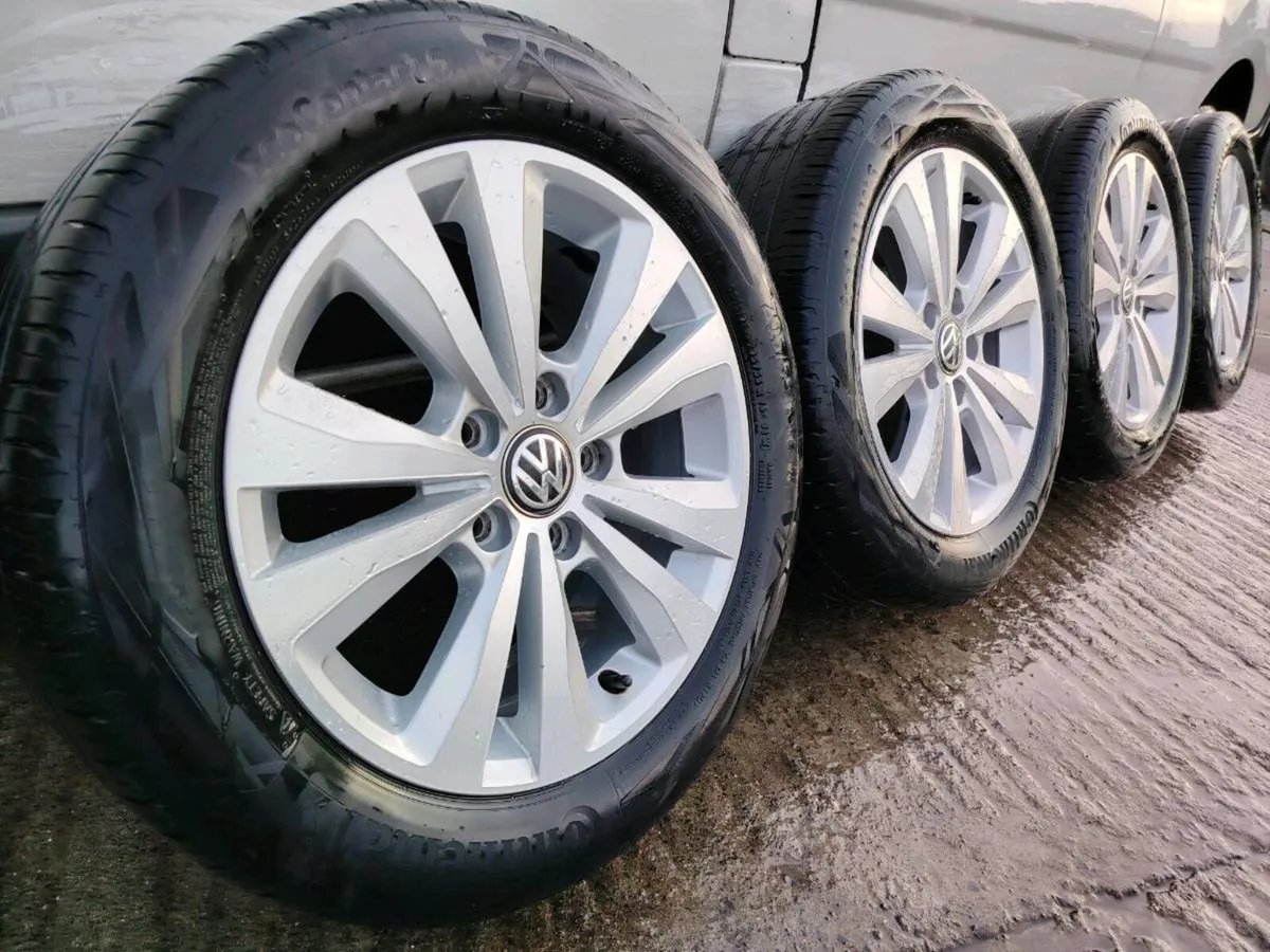 VW alloy wheels on Continental tyres - Image 1