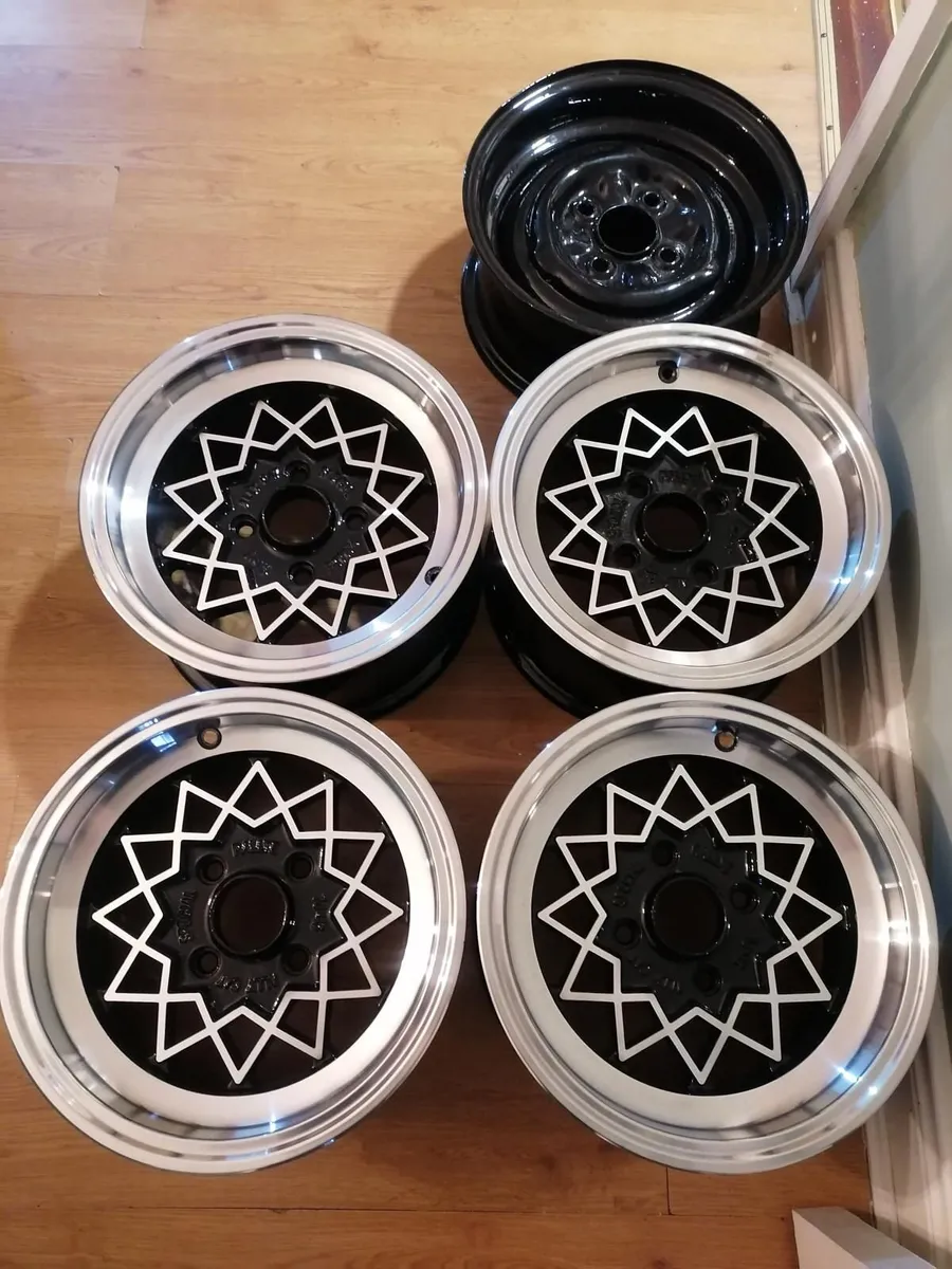 Original Vintage 13 inch Wheels - Image 2