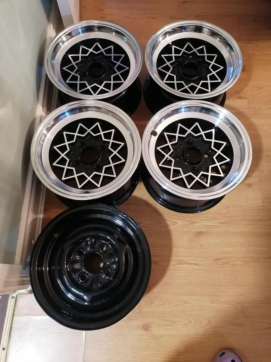 Original Vintage 13 inch Wheels - Image 4